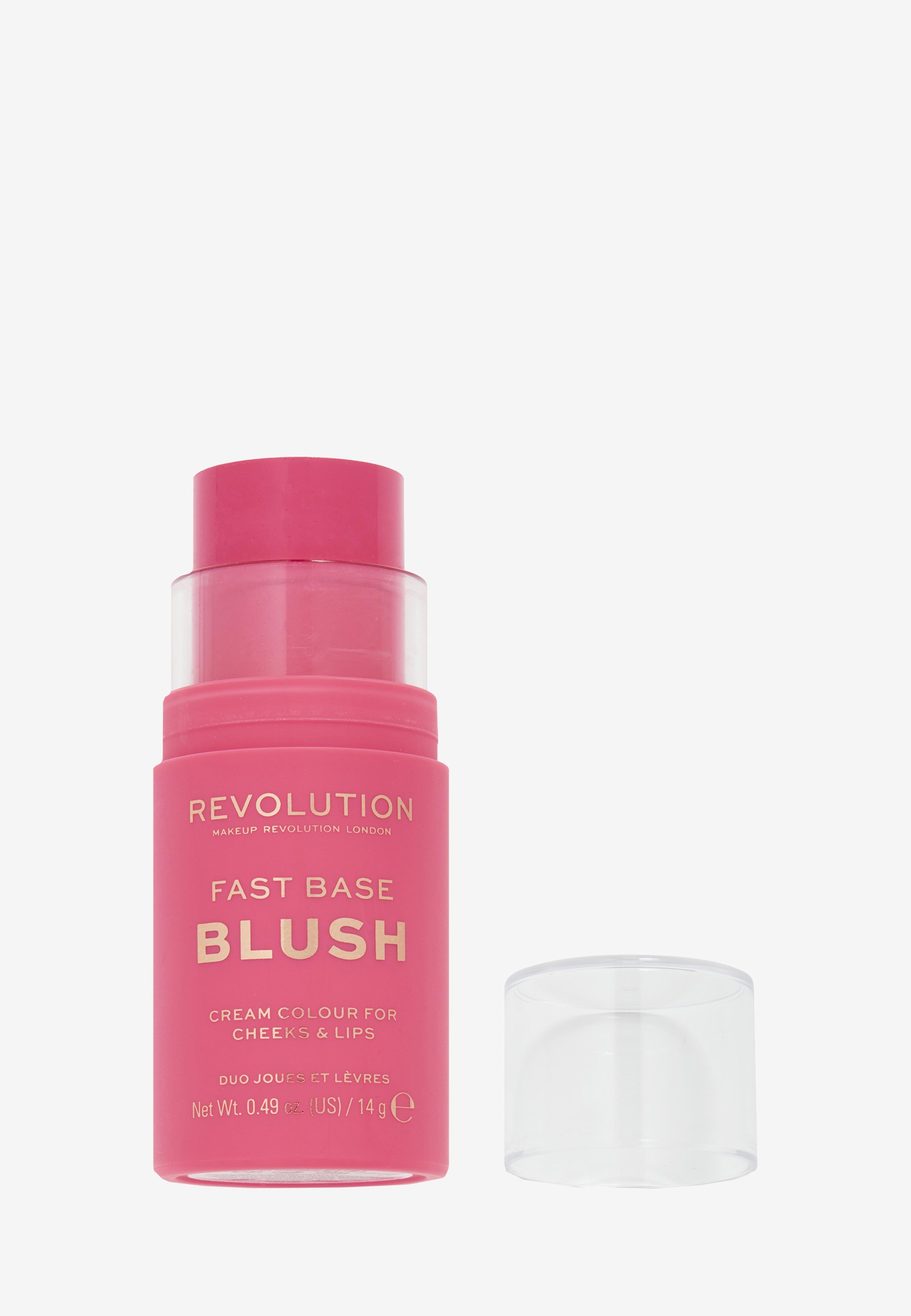 MakeUp Revolution Blush & Highlight Stick – Errötendes Rosa, Cremig-matt & Schimmernd, Vegan