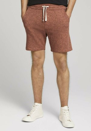 Shorts - orange lobster black melange