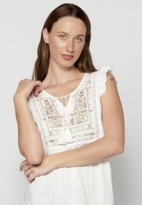 Koroshi SHORT SLEEVE - Camicetta - blanco/white