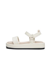 Unselected, off white leather