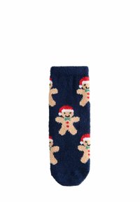 Next Zeķes - navy blue gingerbread