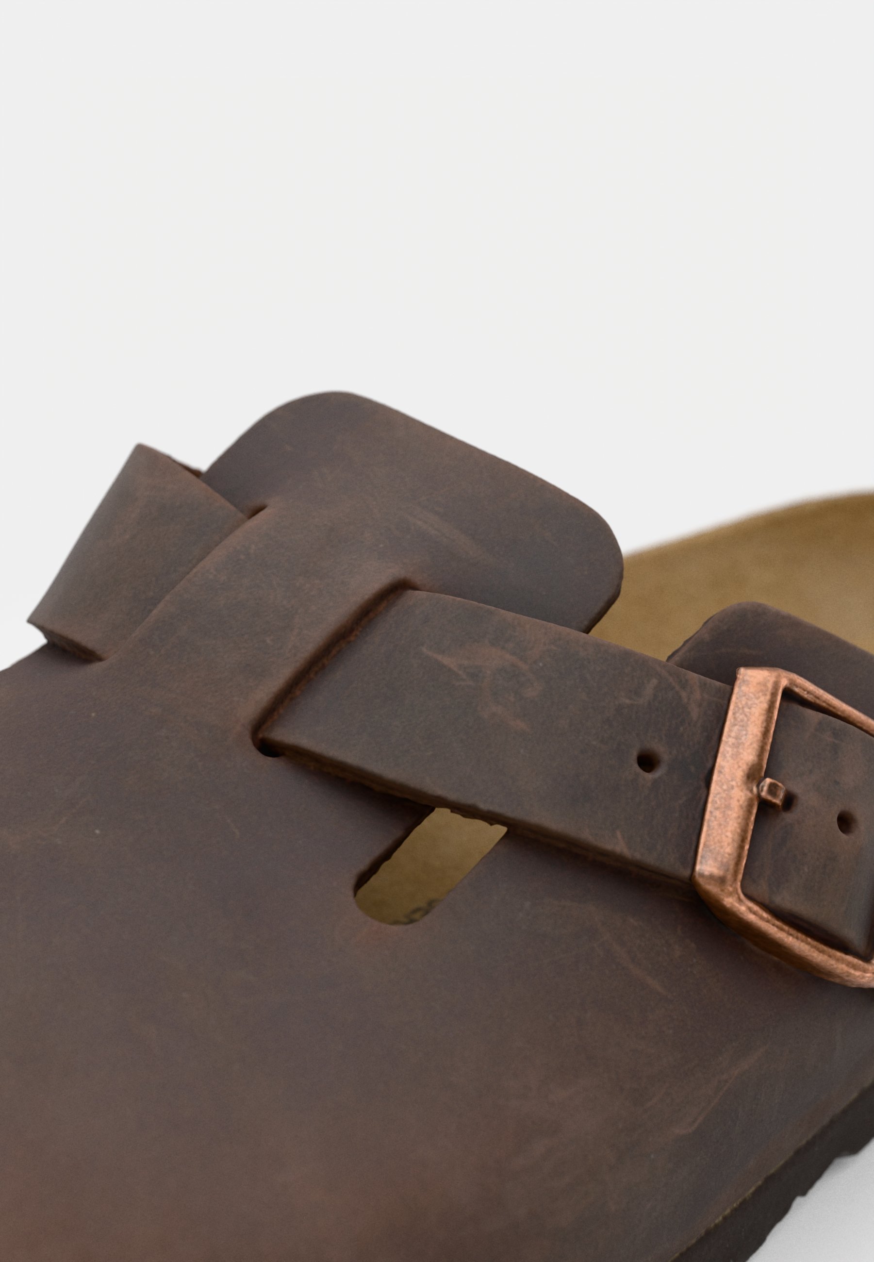 Birkenstock BOSTON LEOI HABANAS - NARROW - Chinelos - habana