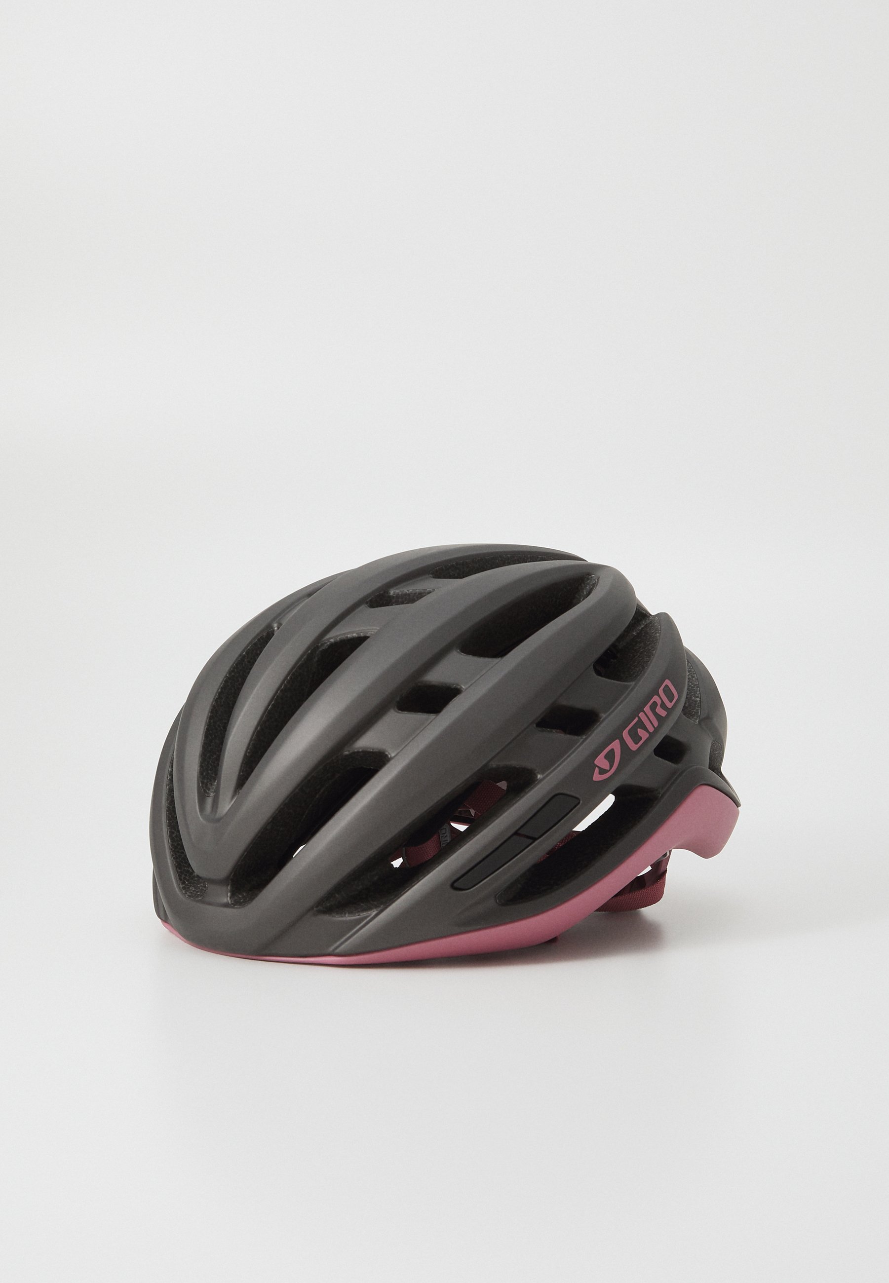 Casque Giro Agilis MIPS 2025 – Vélo De Route Et Gravel, Gris Mat/rose, Taille M, Coque In-Mold, 32 Aérations, Protection MIPS