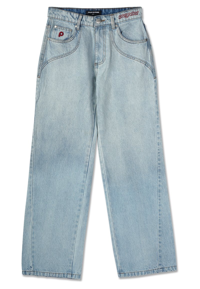 Pegador Wijde jeans blauw denim/bluedenim