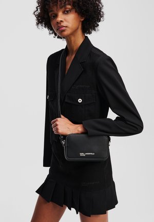 LOGO CAMERA BAG - Cross body bag - black