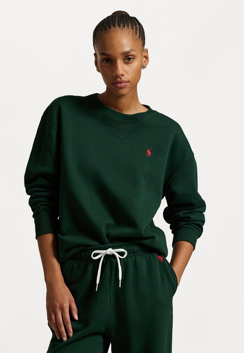 Polo Ralph Lauren LONG SLEEVE - Ikdienas džemperis - college green