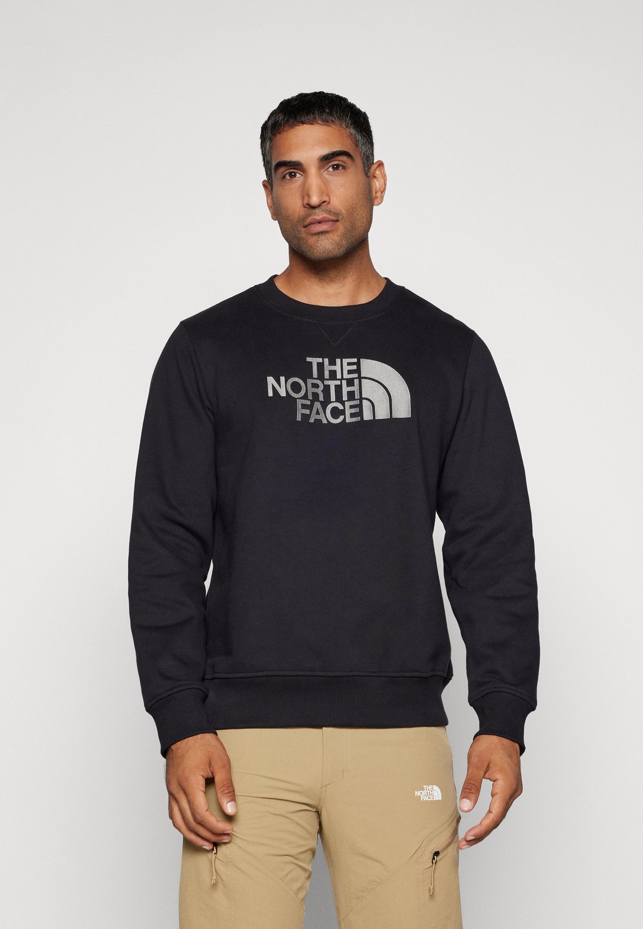 The North Face M DREW PEAK REGULAR CREW - Sweatshirt - black