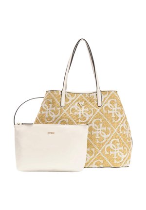 Guess KIRSTEN LARGE 2 IN 1 TOTE - Tote bag - weiß