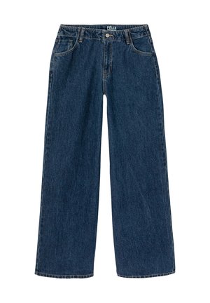 Promod FELIX TAILLE BASSE - Wide Leg - jean brut