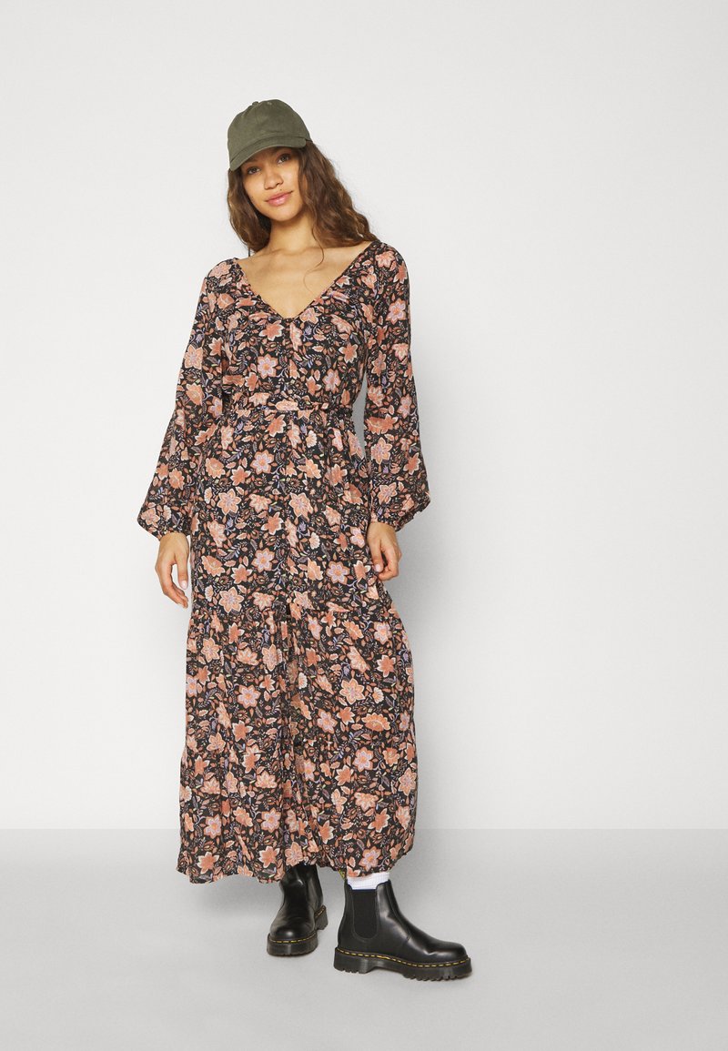 Billabong DARING HEART - Maxi dress - black pebble/black - Zalando.ie