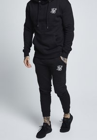 SIKSILK Jersey con capucha - black denim