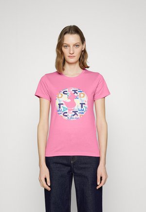 Print T-shirt - aurora pink