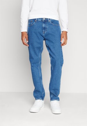 Tapered-Farkut - blue denim