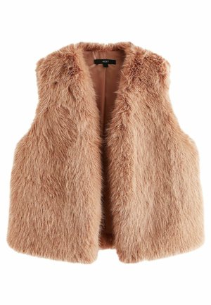 REGULAR FIT - Vest - camel