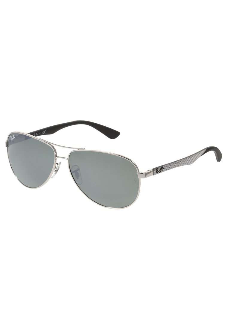 Ray Ban Sunglasses Silver Crystal Grey Mirror Silver Coloured Zalando Co Uk
