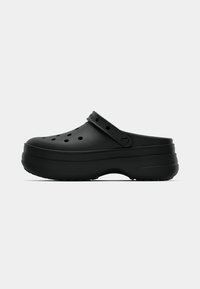 Crocs CLASSIC STACKED UNISEX - Træsko - black