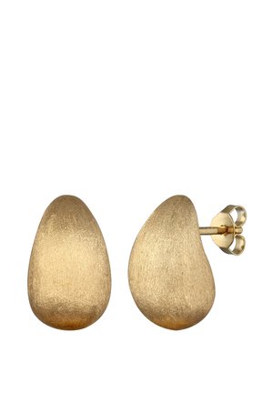 STRUCTURED DROP - Øreringe - gold-coloured