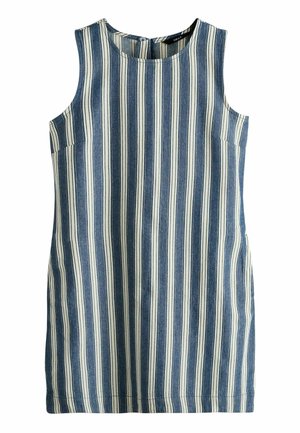 Next, TALL FIT - MINI SHIFT DENIM DRESS  . - Jeanskleid - blue stripe