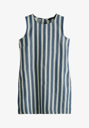 Next, TALL FIT - MINI SHIFT DENIM DRESS . - Robe en jean - blue stripe