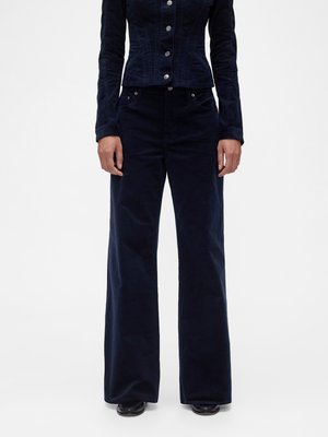 LOW RISE WIDE-LEG - Pantalon classique - new navy