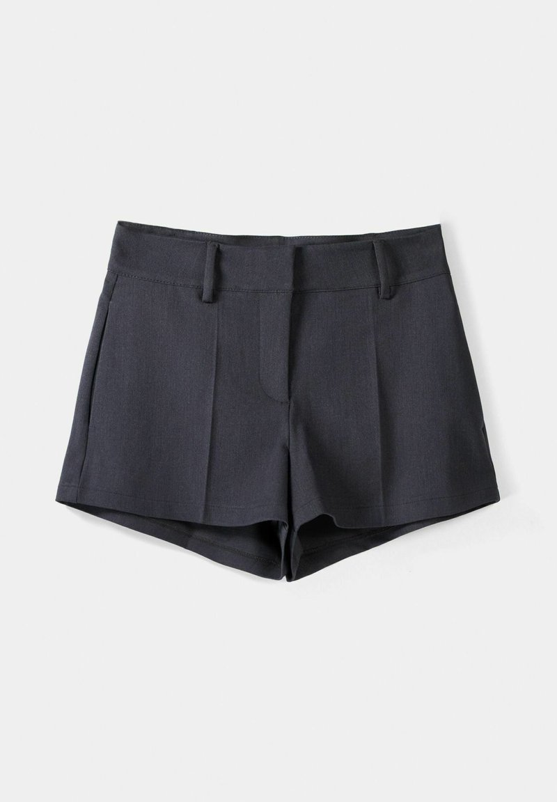 Bershka Shorts donkergrijs gemêleerd Bershka Shorts donkergrijs gemêleerd