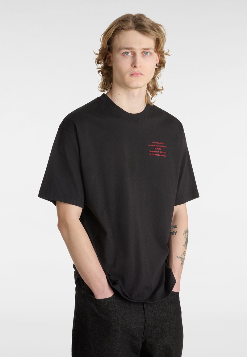 Vans MTE INTERNATIONAL - Triko s potiskem - black