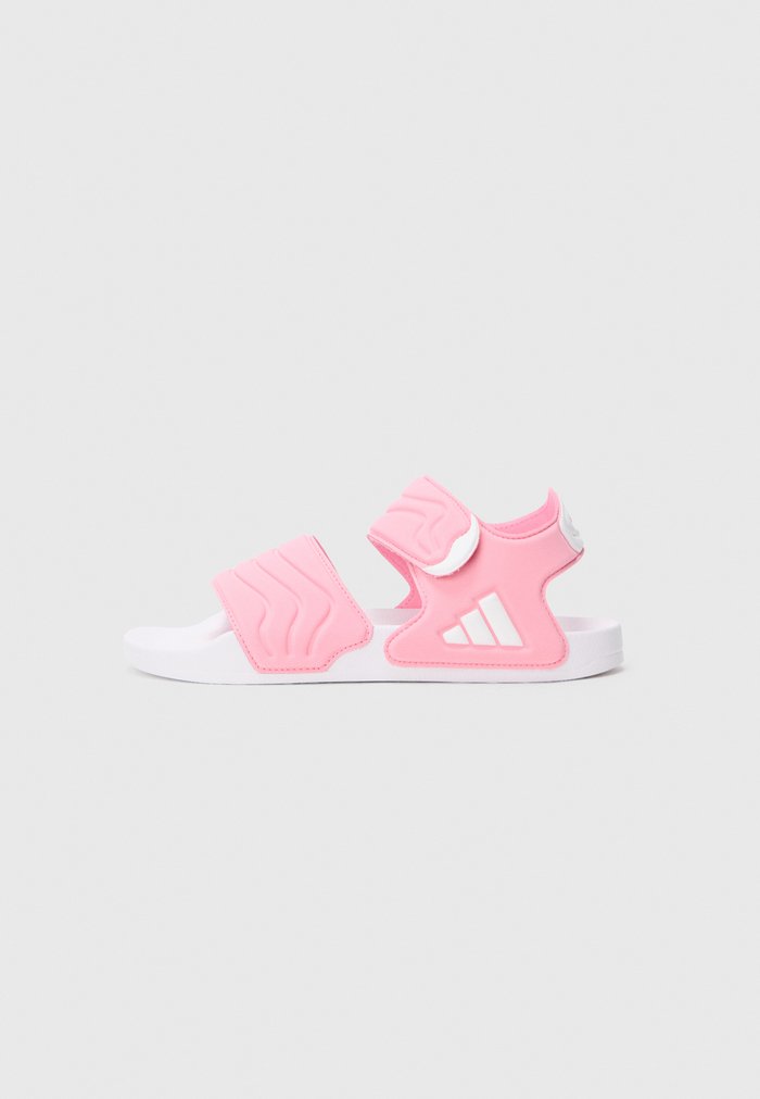 adidas ADILETTE UNISEX - Sandalias de senderismo - bliss pink/white Bliss Pink White (GS)