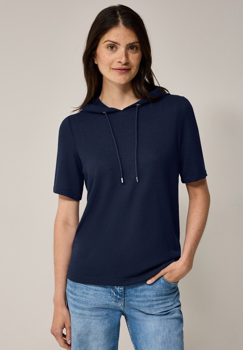 Cecil - Print T-shirt - blau, Enlarge