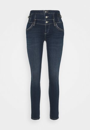 Skinny-Farkut - blue denim