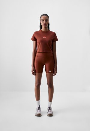 Nike ACG Leggings - Trousers - cinnamon/picante red/summit white