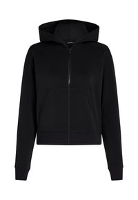 Calvin Klein Performance HALF ZIP  - Felpa con cappuccio - black beauty