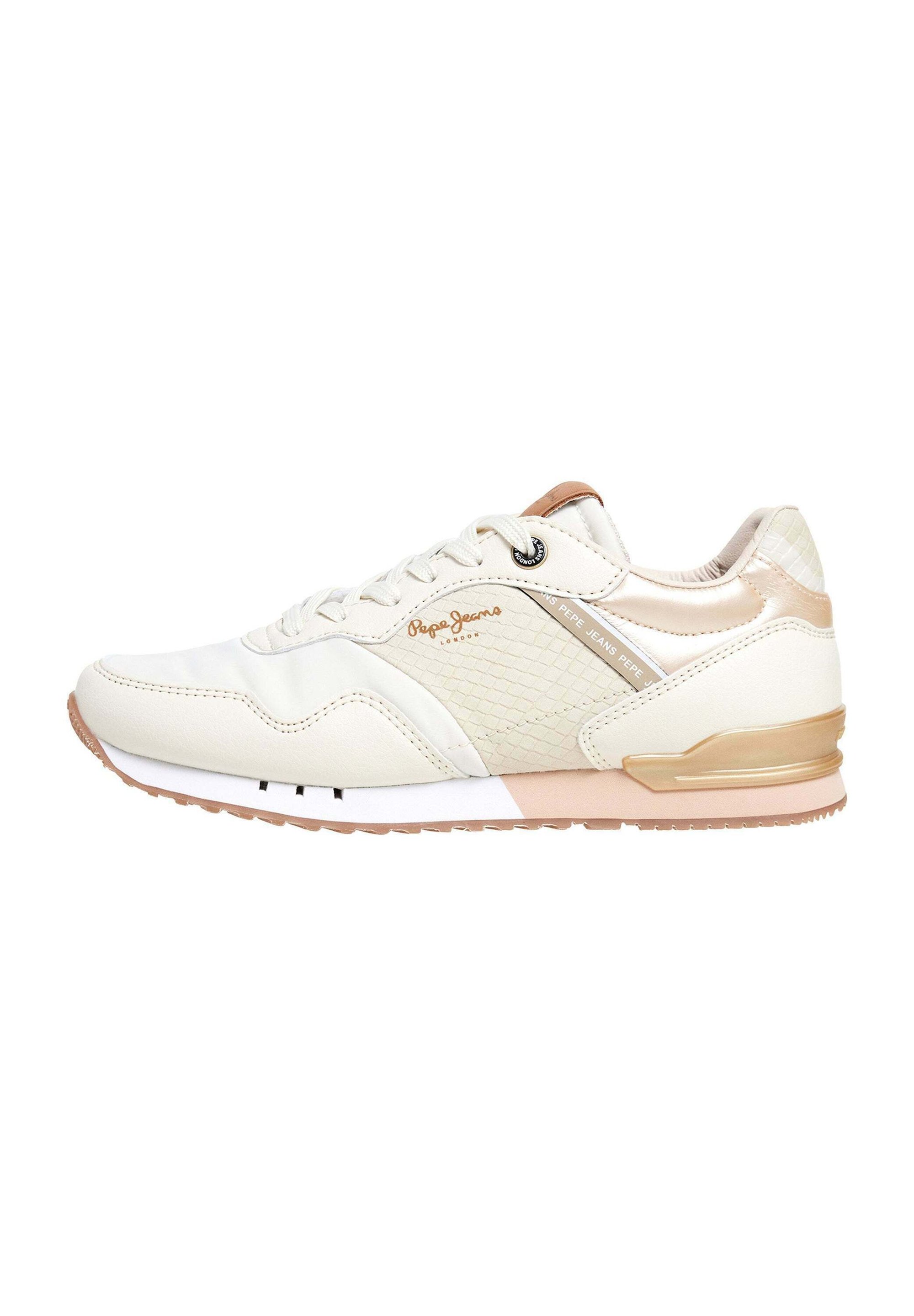 Zapatillas Fly London Para Mujer - Blanco/Beige/Cognac