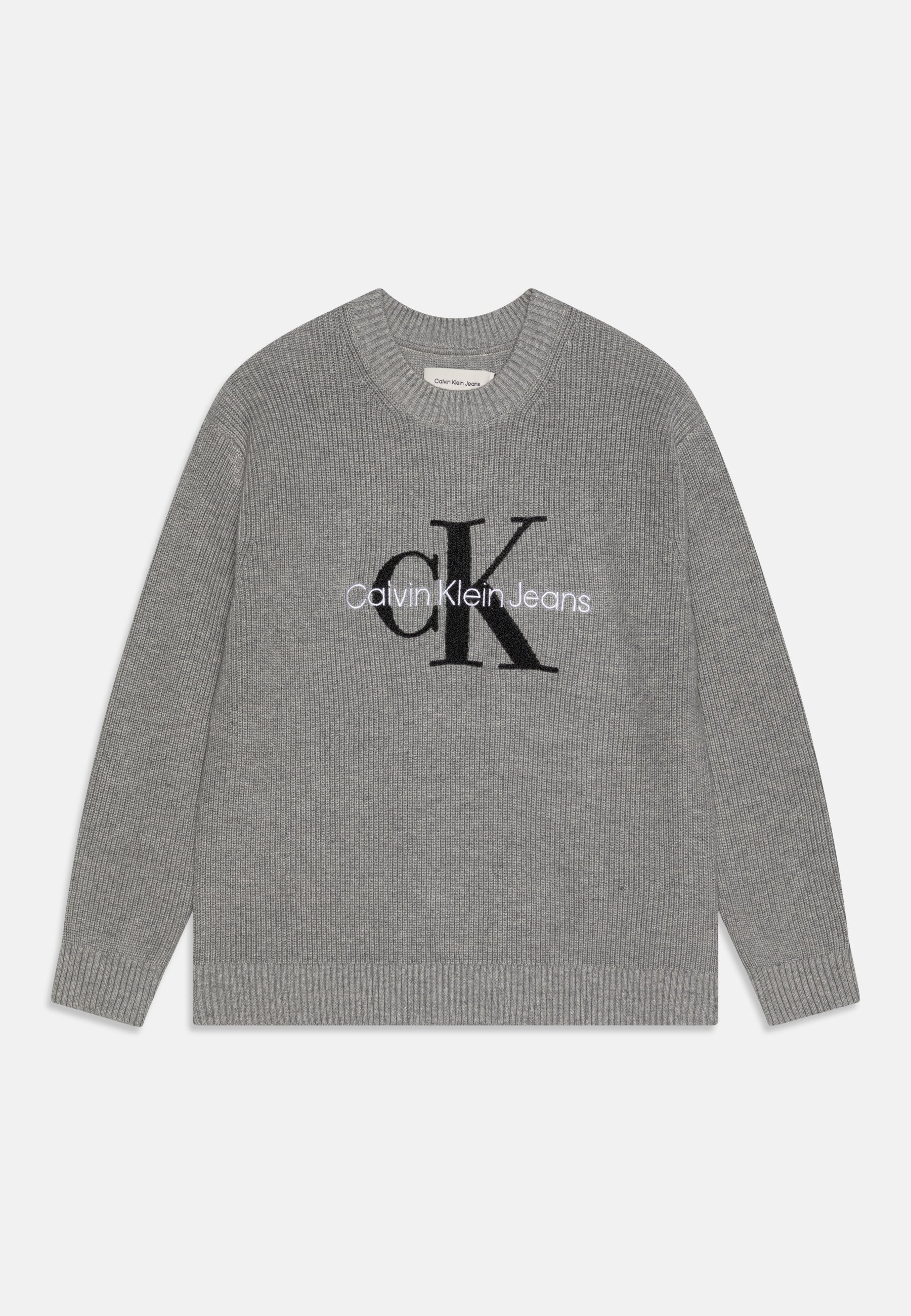 Calvin Klein Jeans STITCH UNISEX Jumper grey heather/grey