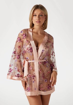 SUSANNA - Dressing gown - blumenmuster pink
