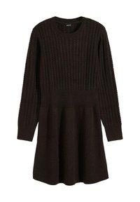 bonprix Abito in maglia - black