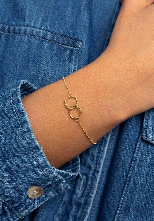 CIRCLES TWIST - Armband - color oro