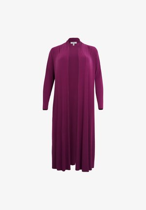 YOEK, YOEK DAMEN STRICKJACKE MIT LANGARM - Cardigan - purple
