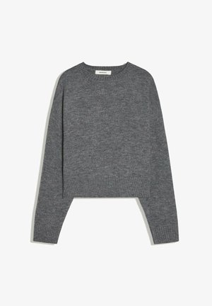 Bershka, CREW NECK-JUMPER - Pullover - grey