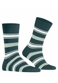 FALKE MARINA STRIPE - Socken - mulberry