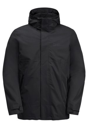 LUNTAL - Regenjas - black
