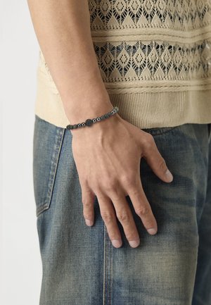 Bracelet - silver-coloured/black