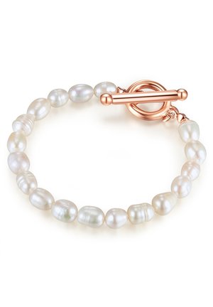 SÜSSWASSER-ZUCHTPERLE - Armband - weiß