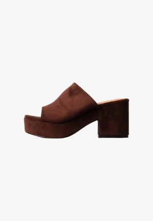 Findlay, SANDALES À TALON FINDLAY PARIS - Mules à talons - caffée
