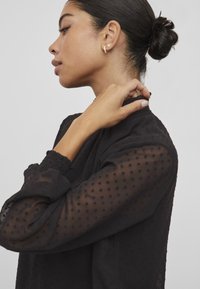 VILA VIDOBBY NECK - Camicetta - black