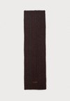 EMBROIDRED CABLE MUFFLER UNISEX - Šalle - dark brown