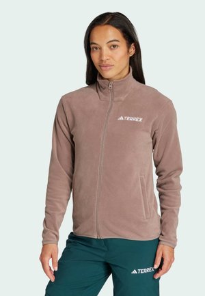 Adidas Terrex W MT ESS FZ  - Fleecejacke - trace brown