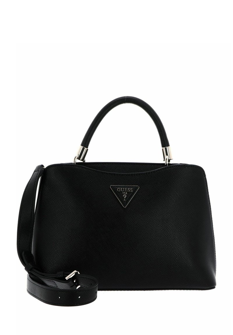 Guess GIZELE COMPARTMENT SATCHEL - Borsa a mano - black