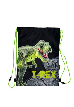 Yuhu DINOSAURIER T-REX - Drawstring sports bag - schwarz
