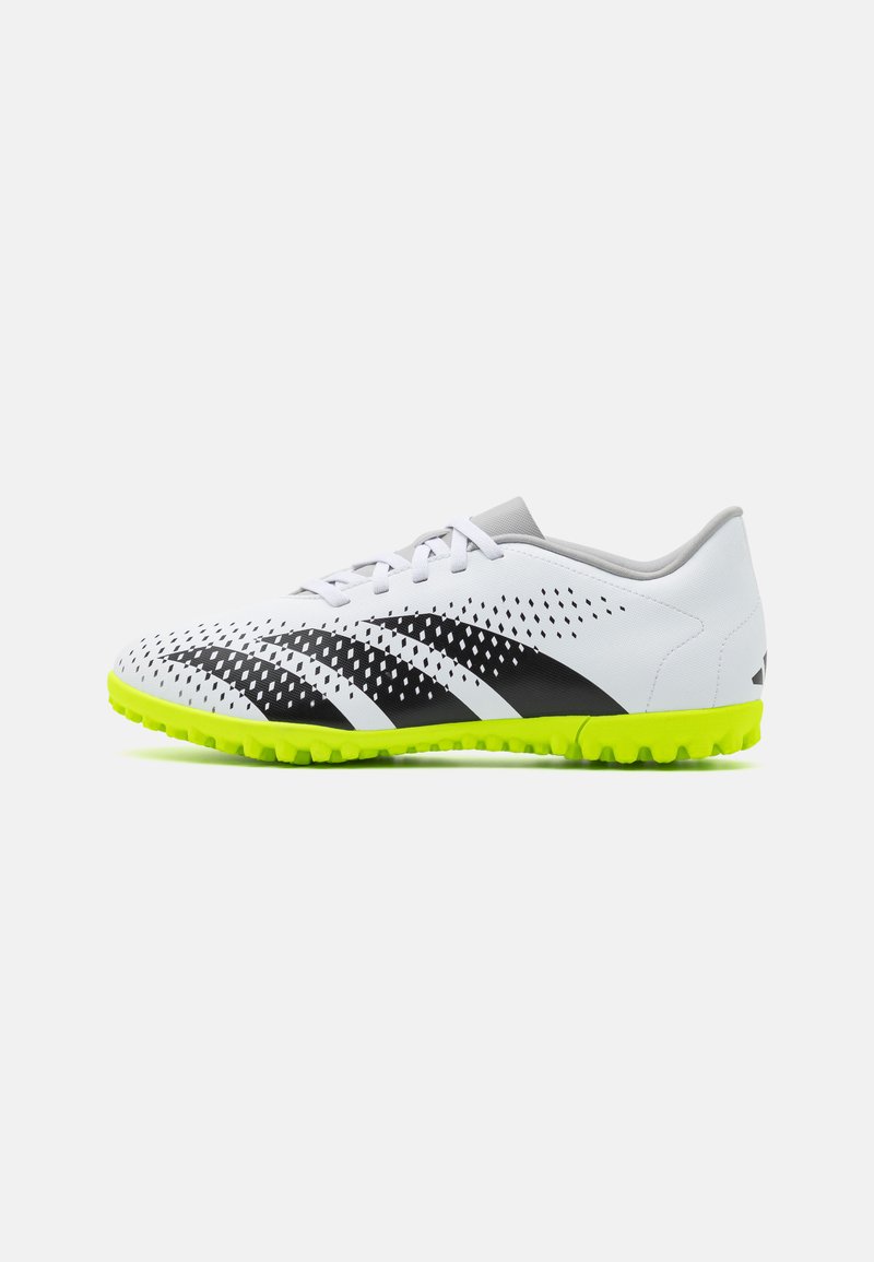 adidas Performance PREDATOR - Scarpe da calcio per terreni sintetici - footwear white/core black/lucid lemon