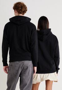 Jack & Jones JORSOLACE HOOD UNISEX - Ikdienas džemperis - caviar